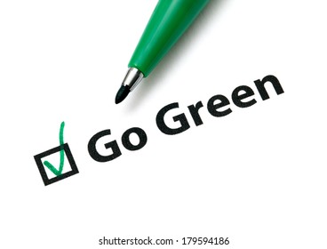 Vote For Go Green