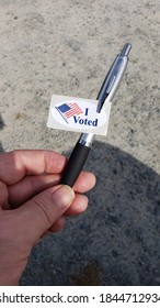 I Voted 2020 Sticker And Pen Early Voting In NC North Carolina 