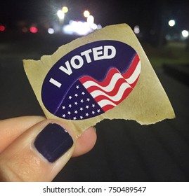 I voted sticker from Florida