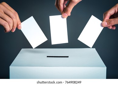 Voting Box And Election Image