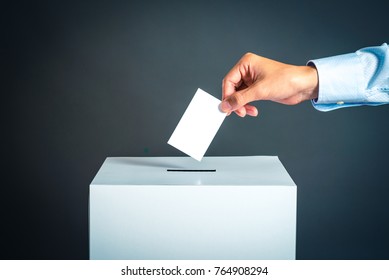 Voting box and election image