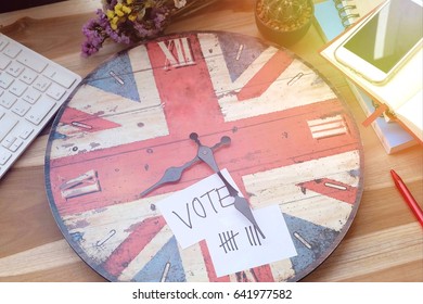 Voting And Civil Rights Concept. UK Elections Concept Image
