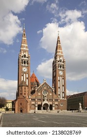 Votive Church In Szeged. Hungary