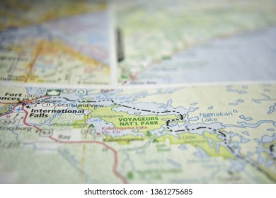 Voyageurs National Park Map Close Up