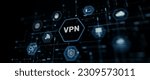 VPN network security internet privacy encryption concept. Abstract Background.