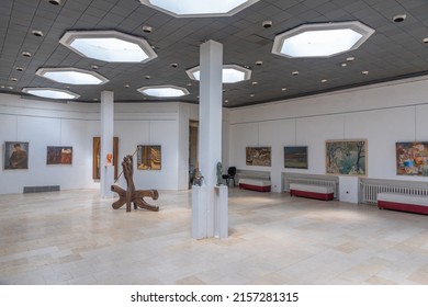 Vratsa, Bulgaria, June 16, 2020: Interior Of History Museum In Vratsa, Bulgaria