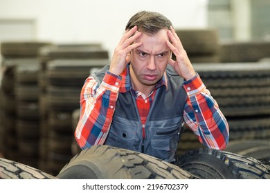 Vulcanizing Shop Worker With Headache