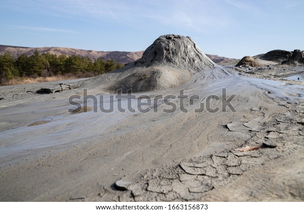 Vulcano Eruption Vulcanic Lava Textures Stock Photo 1663156873 ...