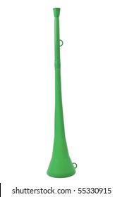 Vuvuzela Selection Isolated On White, The Main Noise Maker At The South African Football