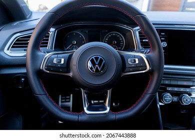 Vw Troc Steering Wheel October 302021 Stock Photo (Edit Now) 2067443888