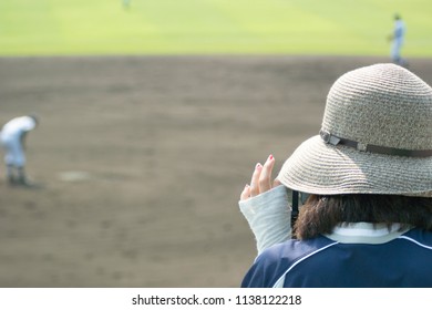 Waching Baseball Game