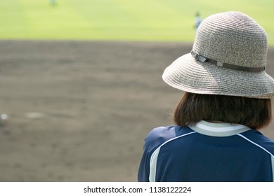 Waching Baseball Game