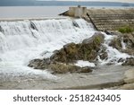 Wachusett Dam Spillway controlled water release