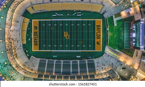 Waco, Texas - November 15, 2019:  McLane Stadium Prepares For College Gameday Ahead Of The 12th Ranked Baylor Football Team's Home Rivalry Game Against The Oklahoma Sooners.