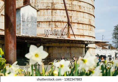 WACO, Texas / United States - April 1, 2019, Magnolia Market Owned By Chip And Joanna Gaines From The HGTV Show Fixer Upper