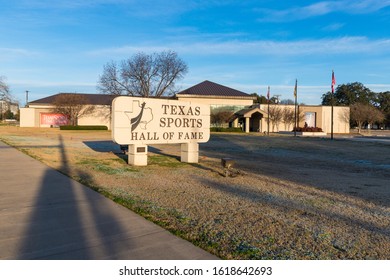 Waco, TX - January 12, 2020: Texas Sports Hall Of Fame In Waco, Texas