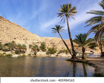 Wadi Bani Khalid, one of the most popular tourist destinations in Oman