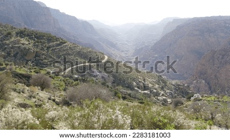 Wadi Dana Biosphere Reserve valley - Jordan