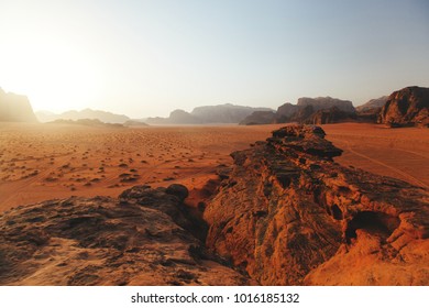 wadi Rum desert - Shutterstock ID 1016185132