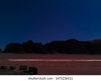 Wadi Rum Desert By Night, Jordan