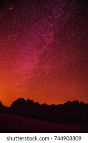 Wadi Rum Jordan Night Sky Milky Way