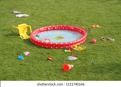 Wading Pool In The Garden