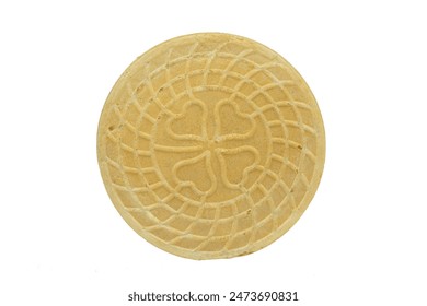 Wafer Halva (Kağıt helva in Turkish), a kind of light dessert with its round appearance and crispy flavor