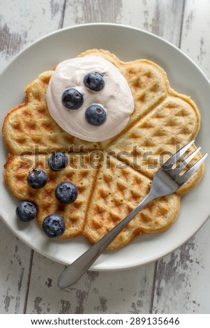 Similar – breakfast waffles Food