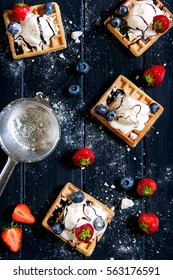 A waffle sky