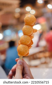 Waffle Stick  Waffle Ball Stick  Street food  Bread at lunch break is delicious  