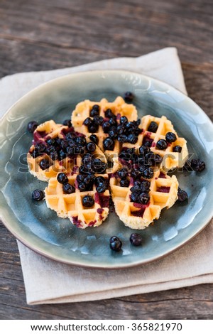 Similar – breakfast waffles Food