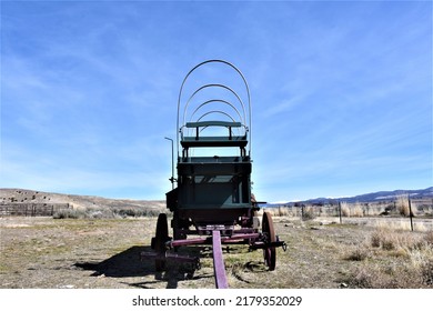 Wagon On The Oregon Trail