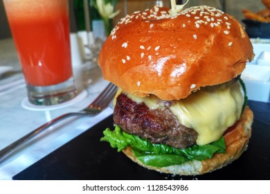 Wagyu Beef Burger With Cheese