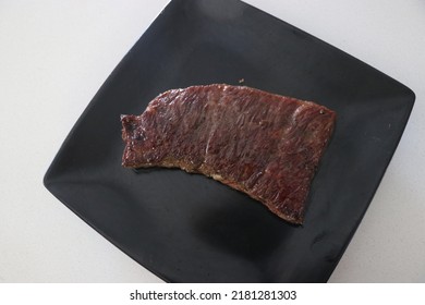 Wagyu Beef Cooked And Placed On A Plate