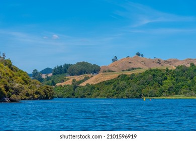 Waikato River In New Zealand