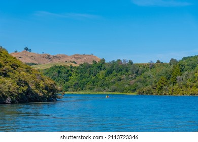 Waikato River In New Zealand