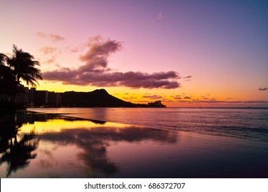 Waikiki Before Hawaii Dawn