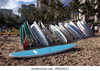 Waikiki Surfboards Stack