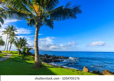 Wailea Beach near Kihei, Maui, Hawaii, USA