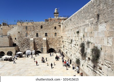 The Wailing Wall Of Jerusalem