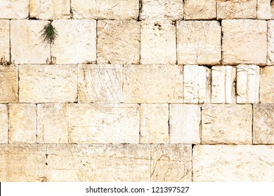 Wailing Wall In Jerusalem