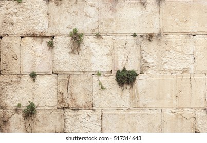 Wailing Wall (Kotel, Western Wall) useful for background. Jerusalem, Israel. 