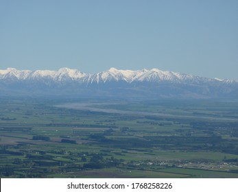 Waimalariri River Run Through Canterbury Plains