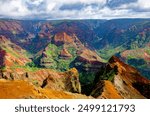 Waimea Canyon on the island of Kauai, Hawaii