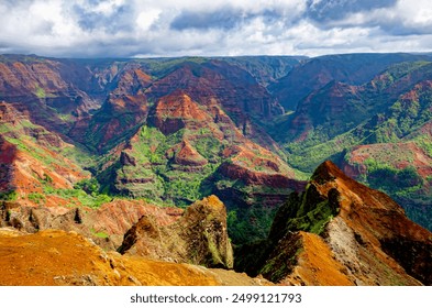 Waimea Canyon on the island of Kauai, Hawaii - Powered by Shutterstock