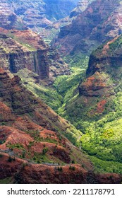 Waimea Canyon State Park In Kauai, Hawaii