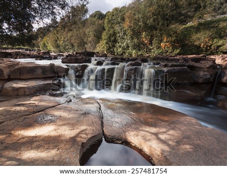 Wain Wath waterfalls near Keld, Swaledale, Yorkshire, England