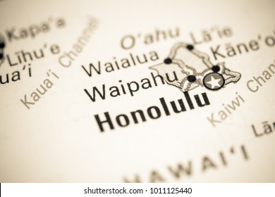 Waipahu Usa On Map Stock Photo 1011125440 | Shutterstock