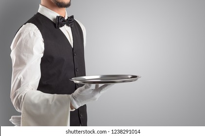 waiter white gloves