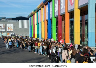 Waiting In Line For The BTS Concert At The Ziggo Dome Amsterdam The Netherlands 2018